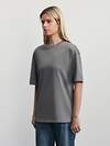 ZARINA Футболка 528429 W_OVERSIZE3 капучино