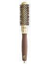 Olivia Garden Термобрашинг для укладки волос / Expert Blowout Shine Wavy Bristles Gold & Brown, 20 мм, коричневый 529002 23433