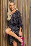 LT Collection Платье 532689 П13401-18М чёрно-розовый