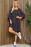 LT Collection Платье 532689 П13401-18М чёрно-розовый