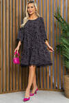 LT Collection Платье 532689 П13401-18М чёрно-розовый