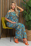 LT Collection Костюм 532713 К13457-5М голубо-оранжевый
