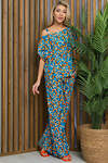 LT Collection Костюм 532713 К13457-5М голубо-оранжевый