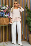 LT Collection Блуза 532718 Б13455-12М бежевый