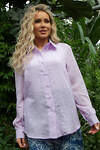 LT Collection Рубашка 532730 Б13486-7М лавандовый