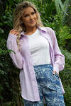 LT Collection Рубашка 532730 Б13486-7М лавандовый