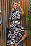 LT Collection Платье 532731 П13475-30М бежевый, синий