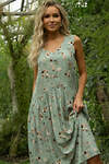 LT Collection Сарафан 532774 П13548-1М оливковый