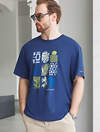 VILATTE Футболка 533502 U49.048 т.синий_ready for paradise