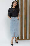 LT Collection Юбка 533689 Ю13576-4М серо-голубой