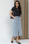 LT Collection Юбка 533689 Ю13576-4М серо-голубой