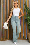 LT Collection Джинсы 534675 Б13452-12М сине-жёлтый