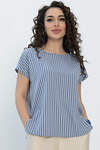 LT Collection Блуза 534678 Б13540-1М джинсовый