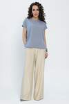 LT Collection Блуза 534678 Б13540-1М джинсовый