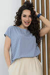 LT Collection Блуза 534678 Б13540-1М джинсовый