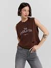 MARK FORMELLE Топ 534736 112992R коричневый acid wash +печать