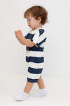 CROCKID Полукомбинезон 534897 КР 6499 синий, суровый, полоска