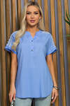 LT Collection Блуза 535326 Б13406-18М голубой