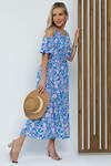 LT Collection Платье 535333 П13472-5М сине-розовый
