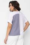 LT Collection Блуза 535336 Б13500-25М белый, серый