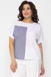 LT Collection Блуза 535336 Б13500-25М белый, серый