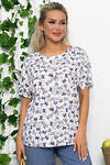 LT Collection Блуза 535346 Б13544-16М белый