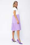 LT Collection Платье 535360 П13585-4М бело-сиреневый