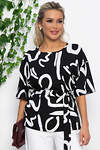 LT Collection Блуза 535361 Б13599-25М чёрный