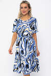 LT Collection Платье 536025 П13712-12М синий