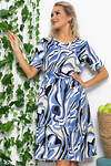 LT Collection Платье 536025 П13712-12М синий