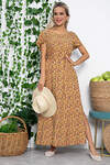 LT Collection Платье 536039 П13584-16М горчица