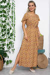 LT Collection Платье 536039 П13584-16М горчица