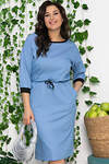 LT Collection Платье 538054 П13257-13М голубой