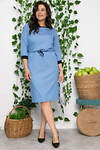 LT Collection Платье 538054 П13257-13М голубой