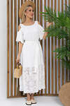 LT Collection Платье 538055 П13350-7М белый