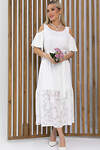 LT Collection Платье 538055 П13350-7М белый