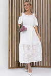 LT Collection Платье 538055 П13350-7М белый