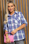 LT Collection Рубашка 538060 Б13398-18М серо-голубой