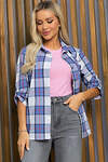 LT Collection Рубашка 538060 Б13398-18М серо-голубой