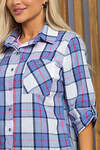 LT Collection Рубашка 538060 Б13398-18М серо-голубой