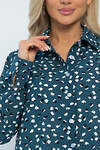 LT Collection Рубашка 538061 Б13474-16М изумрудный