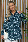 LT Collection Рубашка 538061 Б13474-16М изумрудный