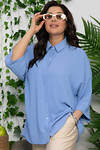 LT Collection Рубашка 538062 Б13465-13М голубой