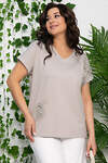 LT Collection Блуза 538065 Б13496-20М бежевый