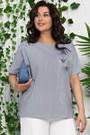 LT Collection Блуза 538067 Б13495-20М белый