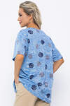 LT Collection Блуза 538071 Б13518-20М джинсовый