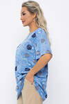 LT Collection Блуза 538071 Б13518-20М джинсовый