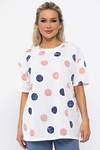 LT Collection Блуза 538072 Б13519-20М белый