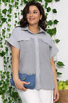 LT Collection Рубашка 538083 Б13577-24М серый