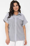LT Collection Рубашка 538083 Б13577-24М серый